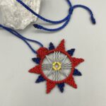 گردنبند میکرومکرومه خورشید کیهانی